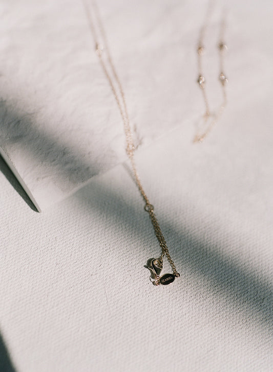 5-stone diamond necklace